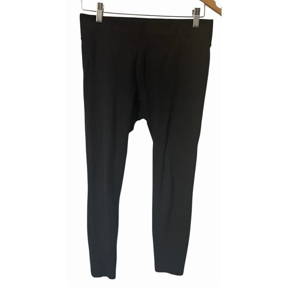 Ann Taylor Loft Black Pants Leggings Womens S Classic Stretch Soft Knit Slimming